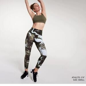 CALIA Women's Core Essential 7/8 Legging, Hazy Elixer Dark Olive